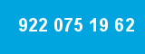 922 075 19 62 922 075 19 62